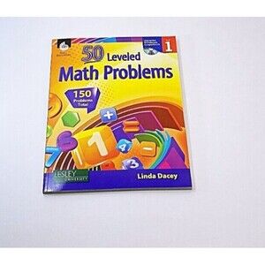 50 Leveled Math Problems Ser.: 50 Leveled Math Problems Level 1 by Linda...